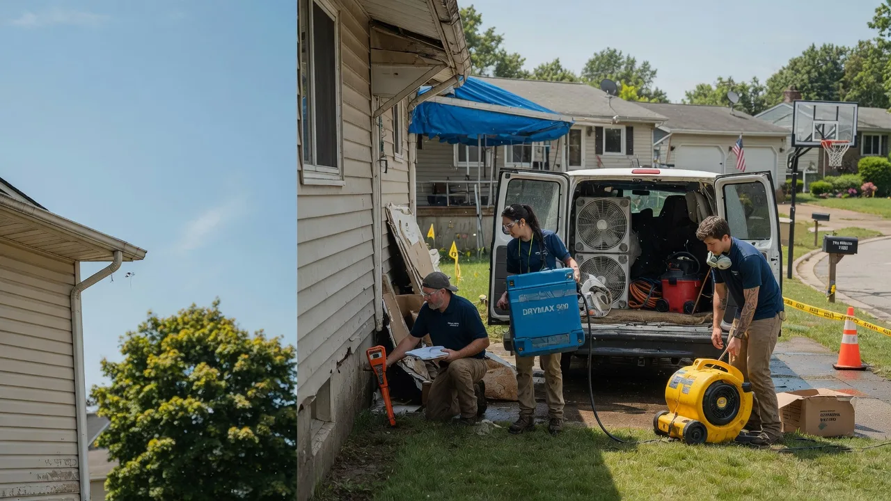 Ceiling Leak Cleanup in Sylvania, OH near me